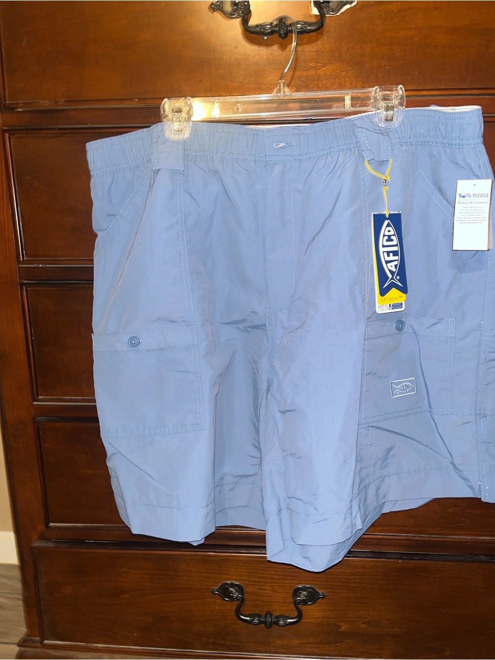 AFTCO Men’s Sky Blue Cargo Shorts